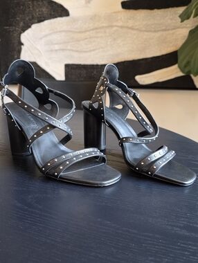 Rebecca Minkoff Black Studded Heels